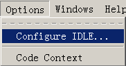 Configure Python IDLE